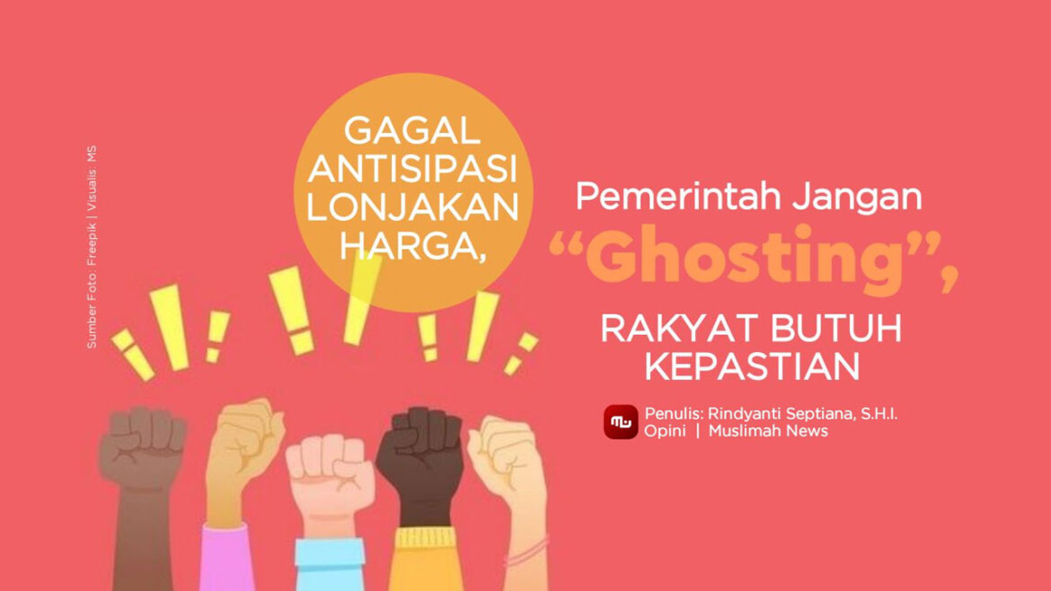 Gagal Antisipasi Lonjakan Harga, Pemerintah Jangan Ghosting”