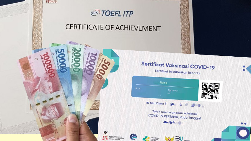 Hukum Membeli Sertifikat TOEFL dan Surat Vaksinasi